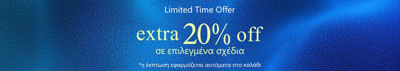 Limited Time Offer Extra 20% off Selected Items