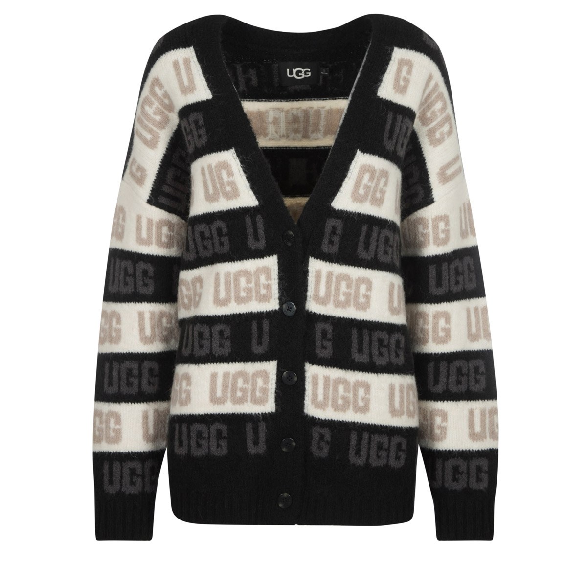 アグ] カーディガン ボレロ グラフィックロゴカーディガン ベージュ