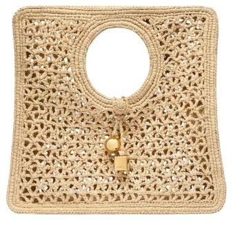 BAW00421AW00513-142 LE PETIT CARRE SPIAGGIA TOTE HANDBAG JACQUEMUS