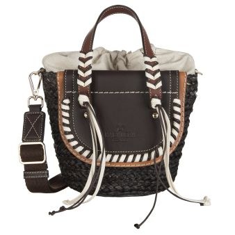 HABANERA CUOIERIA - EBONY  TOTE HANDBAG CUBA LAB