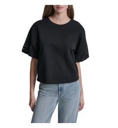 DJ6T1731  ΜΠΛΟΥΖΑ ΚΟΝΤΟΜΑΝΙΚΗ DKNY