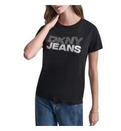 DJ6T1746 LOGO ΜΠΛΟΥΖΑΚΙ ΚΟΝΤΟΜΑΝΙΚΟ DKNY