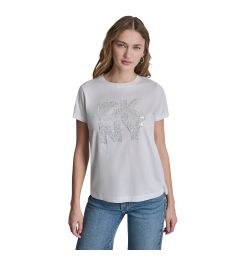 DJ6T1798 LOGO ΜΠΛΟΥΖΑΚΙ ΚΟΝΤΟΜΑΝΙΚΟ DKNY