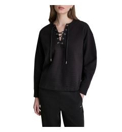 DP6T1692  ΠΟΥΛΟΒΕΡ ΜΑΚΡΥΜΑΝΙΚΟ DKNY