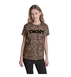 DP6T1756 LOGO ΜΠΛΟΥΖΑΚΙ ΚΟΝΤΟΜΑΝΙΚΟ DKNY