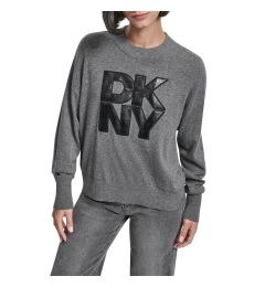 P5MSAX58  ΠΟΥΛΟΒΕΡ ΜΑΚΡΥΜΑΝΙΚΟ DKNY