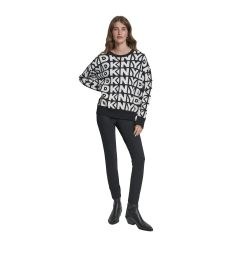 P5MSAX87  ΠΟΥΛΟΒΕΡ ΜΑΚΡΥΜΑΝΙΚΟ DKNY