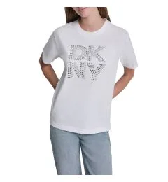 DJ6T1741 LOGO ΜΠΛΟΥΖΑΚΙ ΚΟΝΤΟΜΑΝΙΚΟ DKNY