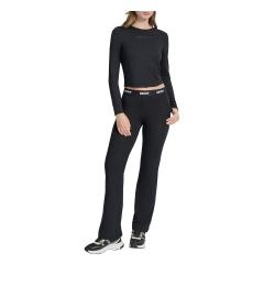 DP5T1181 LOGO ΜΠΛΟΥΖΑ ΜΑΚΡΥΜΑΝΙΚΗ DKNY