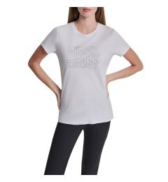 DP6T1640 LOGO ΜΠΛΟΥΖΑΚΙ ΚΟΝΤΟΜΑΝΙΚΟ DKNY