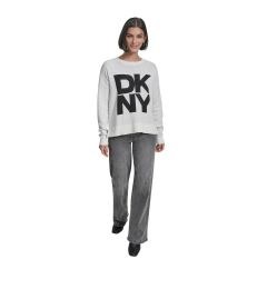 P5MSAY12 ΠΟΥΛΟΒΕΡ ΜΑΚΡΥΜΑΝΙΚΟ DKNY