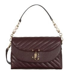 AVN CURVE TOPHANDLE QOJ AVN CURVE TOPHANDLE Q SHOULDER BAG JIMMY CHOO