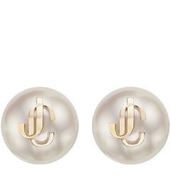 JC PEARL STUDS DXQ JC PEARL STUDS ΣΚΟΥΛΑΡΙΚΙ JIMMY CHOO