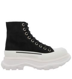 633900WHBGU LEATHER UPPER AND RUBBER SOLE SHOE SNEAKER MID ALEXANDER MCQUEEN