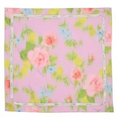 2P6RRA013W28 BLURRED FLORAL SILK SCARF ΜΑΝΤΗΛΙ MARC JACOBS
