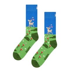 P003189 Deer Sock ΚΑΛΤΣΑ ΜΕΣΑΙΑ HAPPY SOCKS