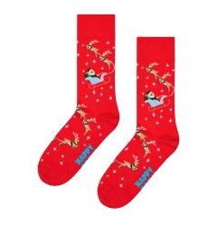 P003277 Sleigh Sock ΚΑΛΤΣΑ ΜΕΣΑΙΑ HAPPY SOCKS