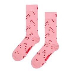 P003817 Candy Cane Sock ΚΑΛΤΣΑ ΜΕΣΑΙΑ HAPPY SOCKS