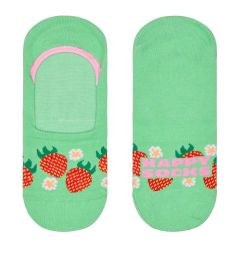 P004679 Strawberry Invisible Sock ΚΑΛΤΣΑ ΜΕΣΑΙΑ HAPPY SOCKS
