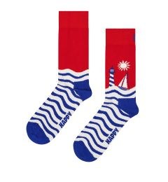 P002599 Sail Away Sock ΚΑΛΤΣΑ ΜΕΣΑΙΑ HAPPY SOCKS
