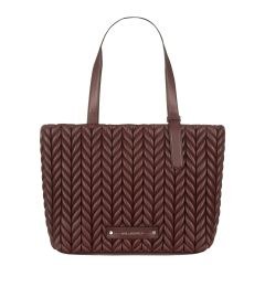 A4W30071 K/WEAVE MD TOTE HANDBAG KARL LAGERFELD