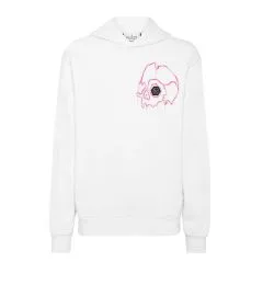 MJB3279 PJO002N  ΜΠΛΟΥΖΑ ΜΑΚΡΥΜΑΝΙΚΗ ΜΕ ΚΟΥΚΟΥΛΑ PHILIPP PLEIN