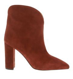 PX177SU SUEDE SUEDE ROUNDED ANKLE BOOT ΜΠΟΤΑΚΙ ΜΕΣΑΙΟ PARIS TEXAS