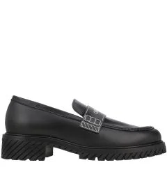 OMIG009C99LEA002 COMBAT ΜΟΚΑΣΙΝΙΑ & LOAFERS OFF-WHITE