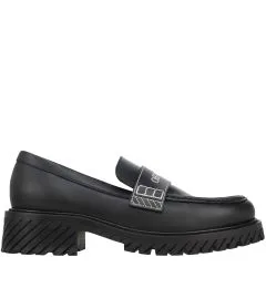 OWIG004C99LEA001 COMBAT ΜΟΚΑΣΙΝΙΑ & LOAFERS OFF-WHITE