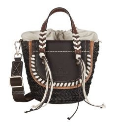 HABANERA CUOIERIA - EBONY  TOTE HANDBAG CUBA LAB