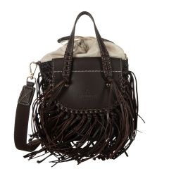 HABANERA FRINGES - EBONY  TOTE HANDBAG CUBA LAB