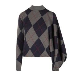 AW25.KT05.W01.NAVY/GREY  ΠΟΥΛΟΒΕΡ ΜΑΚΡΥΜΑΝΙΚΟ A.W.A.K.E. MODE