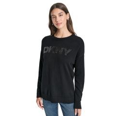 DJ4R0407 LOGO ΠΟΥΛΟΒΕΡ ΜΑΚΡΥΜΑΝΙΚΟ DKNY