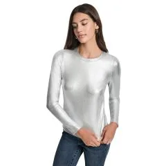 DJ5T1567 ΜΠΛΟΥΖΑ ΜΑΚΡΥΜΑΝΙΚΗ DKNY
