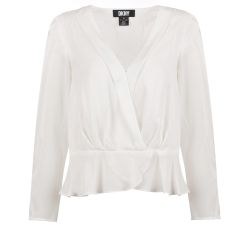 P34ANQ01  ΜΠΛΟΥΖΑ ΜΑΚΡΥΜΑΝΙΚΗ DKNY