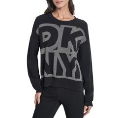 P5MSBY09  ΠΟΥΛΟΒΕΡ ΜΑΚΡΥΜΑΝΙΚΟ DKNY