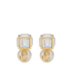 JC PEARL CUBE STUDS FTA JC PEARL CUBE STUDS ΣΚΟΥΛΑΡΙΚΙ STUD JIMMY CHOO