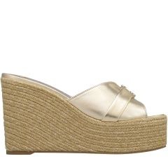 LEDA WEDGE 100 MJH LEDA WEDGE 100 MJH MULE JIMMY CHOO