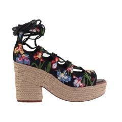 45510 POSITANO LACE-UP PLATFORM ESPA ΕΣΠΑΝΤΡΙΓΙΑ ΜΕΣΑΙΟ ΤΑΚΟΥΝΙ TORY BURCH