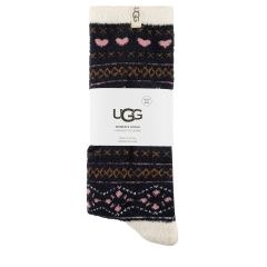 1105868 Leslie Graphic Crew Sock ΚΑΛΤΣΑ ΜΕΣΑΙΑ UGG