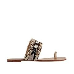 1N393K0001Y301DZ4 LADIES WATERSNAKE & CALF SANDA ΣΑΝΔΑΛΙΑ CASADEI
