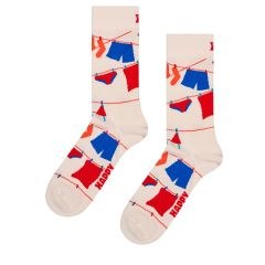 P004488 Clothesline Sock ΚΑΛΤΣΑ ΜΕΣΑΙΑ HAPPY SOCKS