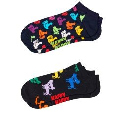 P004571 2-Pack Chiuahua Low Socks ΚΑΛΤΣΑ ΜΕΣΑΙΑ HAPPY SOCKS