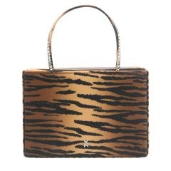 AMINI GILDA PRINT SATIN AMINI GILDA TOP HANDLE HANDBAG AMINA MUADDI