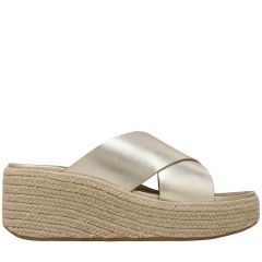A5K-675 PLATFFORMSS WEDGE ESPADRILLE CROSS SLIDE ΕΣΠΑΝΤΡΙΓΙΑ FIT FLOP