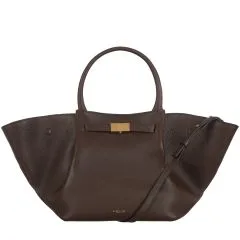 N81 SM GR LEA MIDI NEW YORK TOP HANDLE HANDBAG DEMELLIER
