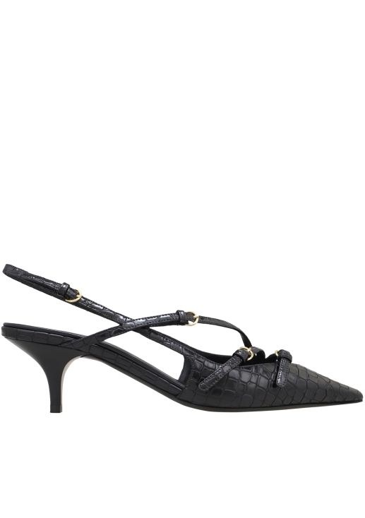 miu miu★SALE★5I013E Crimson Patent Leather Slingbacks With Buckles | Miu Miu