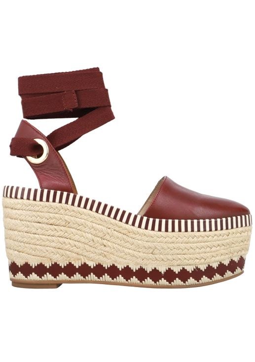 33063 DANDY 85MM ESPADRILLE WEDGE TORY BURCH