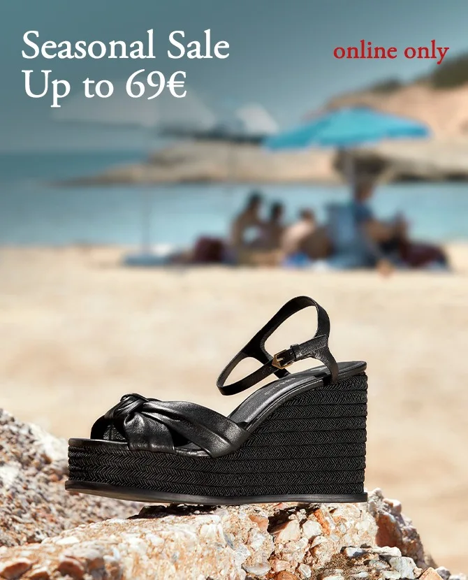 <h3>Seasonal Sale up to 69€</h3><br>Ανακαλύψτε τα must-have σχέδια της σεζόν σε μοναδικές τιμές έως 69€.<p></p>