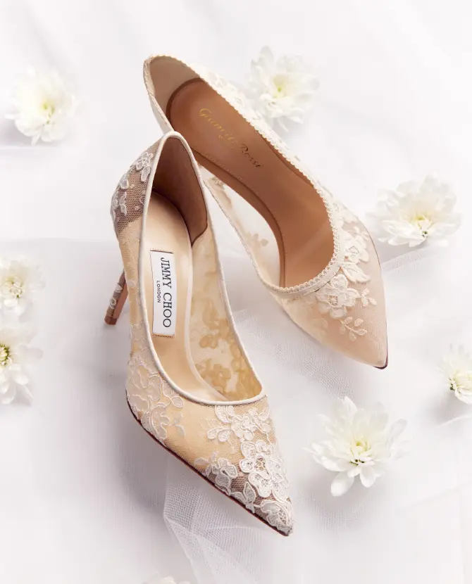 <strong>THE BRIDAL COLLECTION</strong>Dream shoes and accessories for the perfect day.